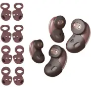 Zotech 4 Pair Anti-Slip Eartips Cover for Samsung Galaxy Bud Live (Brown, S/L)