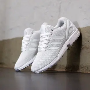 9527 4月 Adidas ZX Flux Running White 白 編織 白武士 小Y3 全白 男鞋