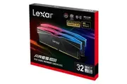 Lexar LD5U16G60C28BR-RGD ARES 2nd Gen U-DIMM DDR5 6000 32GB Kit (16GB2), CL28, RGB Black, dual pack