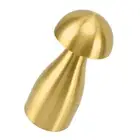 (Golden)Metal Mushroom Table Lamp Dimmable Mushroom Decor Night Light Cordles A
