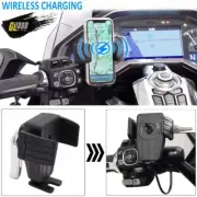 15W Wireless Phone Charger Holder Navigation Bracket For Honda Gold Wing GL1800