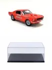 DIECAST CAR W/DISPLAY CASE GAS RONDA 65 FORD MUSTANG RUSS DAVID A1801840 1/18