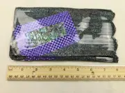 NEW, Pack of 10 ARCHITEUTHIS Abalone Black/Purple Fishing Lure Skirt