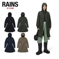 在飛比找PChome24h購物優惠-RAINS Curve W Jacket 收腰繫帶防水外套(