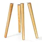 16 inch Wood Furniture Legs for Coffee Table End Table Mid-Century Modern DIY