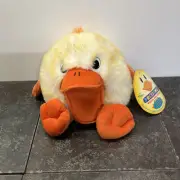 DuckSongs Musical Hand Puppet Plush Quacking Duck Sings Quacks 3 Nursery Rhymes