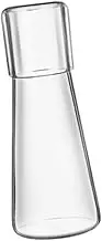 Leefasy Bedside Water Carafe and Glass Set Countertop Office Night Carafe Pitcher