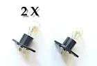 2X Microwave Oven Lamp Light Globe Bulb Z187 20W for SAMSUNG LG SHARP PANASONIC