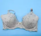 Victorias Secret Bra 38DD Freedom Cloud Plunge Floral Lace Underwired White New
