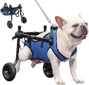 Portable Pet Wheelchair for Disabled Dogs Adjustable Dog Wheelchair for Back Legs Mobility Aids for Disabled Pets Dog Leg Brace and Hip Support (XS)