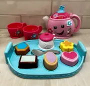 Fisher-Price Laugh & Learn Sweet Manners Tea Set (18-36m) New Open Box