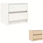 Bedside Table Nightstand Side Table Storage Cabinet Solid Wood Pine vidaXL