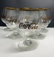 GERMAN TRINK COCA-COLA BARWARE BRANDY SNIFTERS GLASSES – SET OF 6