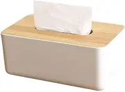 Tissue Box Holders, Tissue Box Cover Wooden Cover Napkin Holder Wooden Facial Tissue Box Tissue Dispenser for Home Office Car Tissue Cover