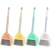 Set of 4 Mini Broom with Dustpan for Kids, Children Broom and Dustpan Set Tod...