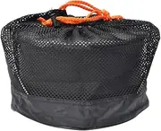 Abaodam 1Pc Foldable Camping Cooking Pot Lightweight Cookware with Mesh Storage Pouch for Cooking Supply for Outdoor Adventures and Camping Accessories