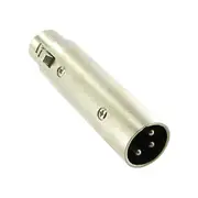 3 Pin XLR MIC Male to 3 Pin XLR MIC Female Connector Adaptor Plug