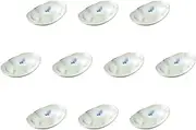 Set of 10 Cattleya Blue Oval Plates [6.9 x 4.3 x 1.3 inches (17.5 x 11 x 3.4 cm) | Setomonohonpo