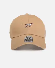 [47 Brand] 47 Brand German Shorthaired Pointer 'Dog Collection' 47 Clean Up Strapback Khaki - Size ONE ONE Khaki