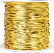 203 Feet Tarnish Resistant Copper Wires 24 Gauge/0.5mm Jewelry Craft Wires Beading Wire for Jewelry Making, Wire Wrapping and Crafting (Gold)