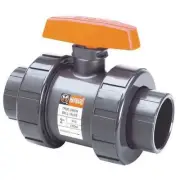 Hayward Flow Control Manual 2-Way Ball Valve,True-Union,CPVC TBH2100ASTV0000