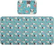 Cartoon Cute Sweet Dog White Cooling Baby Mattress pad Protector 28" x 52" Absorbent Bed pad for Baby&Toddler