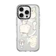 iPhone 16 Pro Clear Case MagSafe Compatible Classical Beige