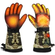 Heated Gloves for Men Women, Ski Winter Glove 7.4V 22.2Wh Rechargeable Batter...