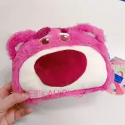 【FROM AU】Authentic Shanghai Disney Toy Story Lotso Strawberry Bear Plush Handbag