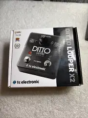 tc electronicCompact Effector2 button looper DITTO X2 LOOPER- Sealed New