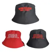Wrexham Football Red and Black Red Army Bucket Hats UK Seller
