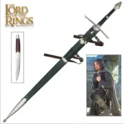 LORD OF THE RINGS - STRIDER'S RANGER SWORD with SCABBARD/DAGGER replica