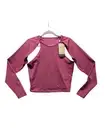 Nike Stealth Evaporation City Ready Gym Top Womens Lg Long Sleeve NWT Mauve Pink