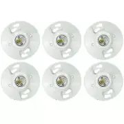 E196 Porceln Lamp Holder 6Pk Sunlite*