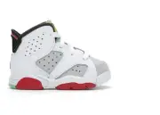 Jordan 6 Retro Hare (TD) Size 7c New 384667-062 Nike Sneakers