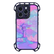 iPhone 16 Pro Ultra Bounce Case MagSafe Compatible Fuji Blossom
