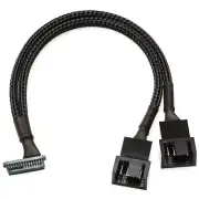 CRJ 14-Pin PWM GPU Dual Fan Adapter Cable for Connecting 3-Pin and 4-Pin Fans...