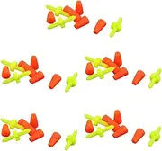 uxcell Plastic Bar Rubber Socket Fishing Fish Floating Bobber Stopper 15 Set