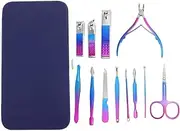 BIUDECO Nail Beauty Kit 12-Piece Stainless Steel Nail Tools Nail Clippers Cutters for Home Use or Colleagues