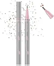 HOSAILY Freckle Stamp Pen, Natural Lifelike Soft Dot Spot, Waterproof Long Lasting Quick Dry Tint for Natural Effortless Sunkissed Makeup - Light Brown