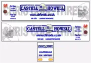 Code 3 Adhesive Vinyl Trailer Decal - Castell Howell - 1/50 1/76 1/148 1/87 1/64