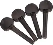 MINAOLULUS 4pcs Wood Violin Tuning Pegs Replacement for Violins Easy Installation Durable and Sturdy for Accurate Tuning and Enhanced Performance