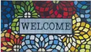 Door Mat, Welcome Mat 24x 36 Inch Front Door Mat 24" x 36" Colorful Welcome