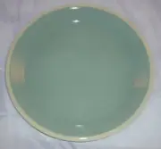 New Dansk Coconut Grove Azure Blue / Brown Round Platter Great Hostess Gift 14"