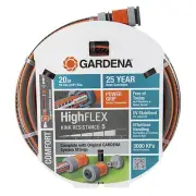 GARDENA HighFLEX FITTED GARDEN HOSE 19mmx20m Double Spiral Mesh *German Brand