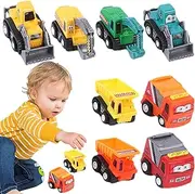 Kids Excavator - Funny Digger Truck Toy,8X Portable Educational Learning Game for Boys Birthday Party, Outdoor Playground Beach