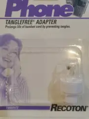 Vintage Telephone Handset Cord Tangle Free Adapter. Dated 1999