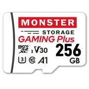 Monster Storage microSD 256GB class10 UHS-1 U3 V30 A1 Max Read95MB/s Max Write80