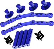 Replacement Metal Steel Front+Rear Housing Post Set for Arrma 1/8 Mojave 4X4 4S BLX Desert Truck RTR RC Car