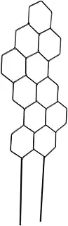 HOMSFOU Iron Bee Frame Climbing Support Garden Trellis Netting for Potted Plants